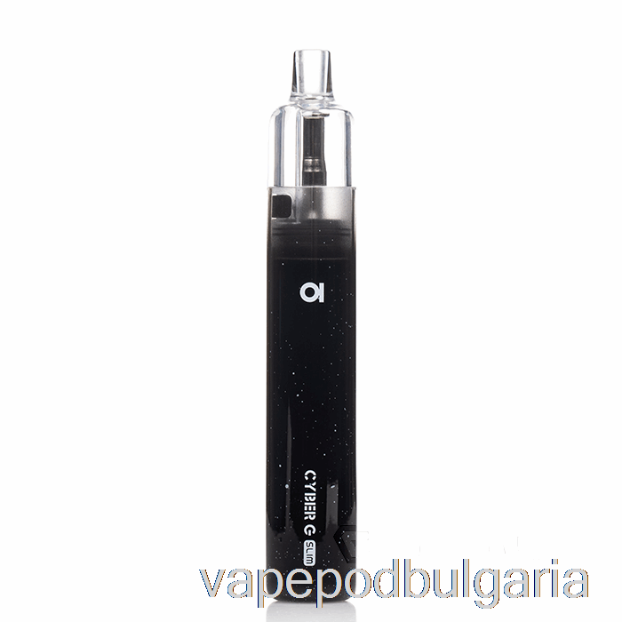 Vape 10000 Дръпки Aspire Cyber G Slim Pod System Galaxy Black